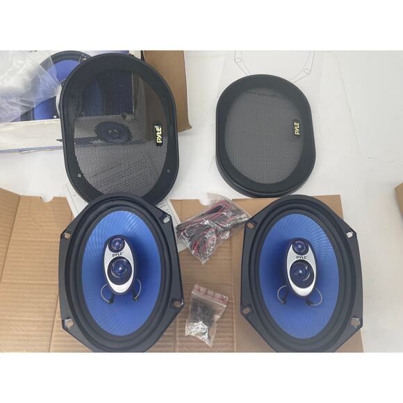 Pyle 6x8" 360 Watt 3-Way Car Coaxial Audio Speakers Stereo (Pair) - Picture 3 of 5